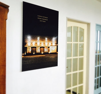 メリーイングランド本店教室ドアの写真